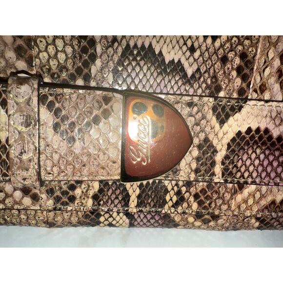 Gucci Python Continental Wallet with Horsebit Detail - Picture 7 of 9